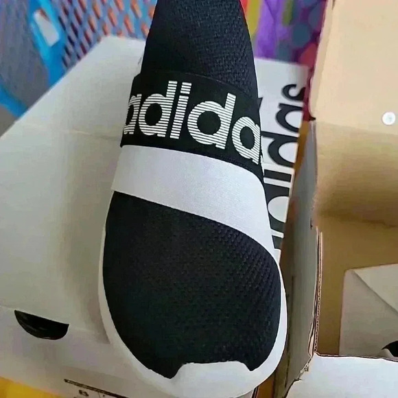 Adidas Lite Racer Adapt 6.0 K Running Shoes Black‎ Kids Size 6 New In Box - Picture 5 of 9